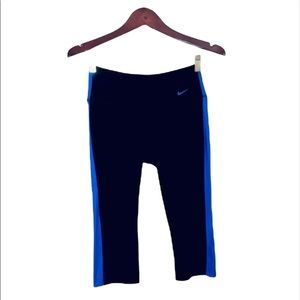 NWT Nike: Small Blue & Black Workout Leggings